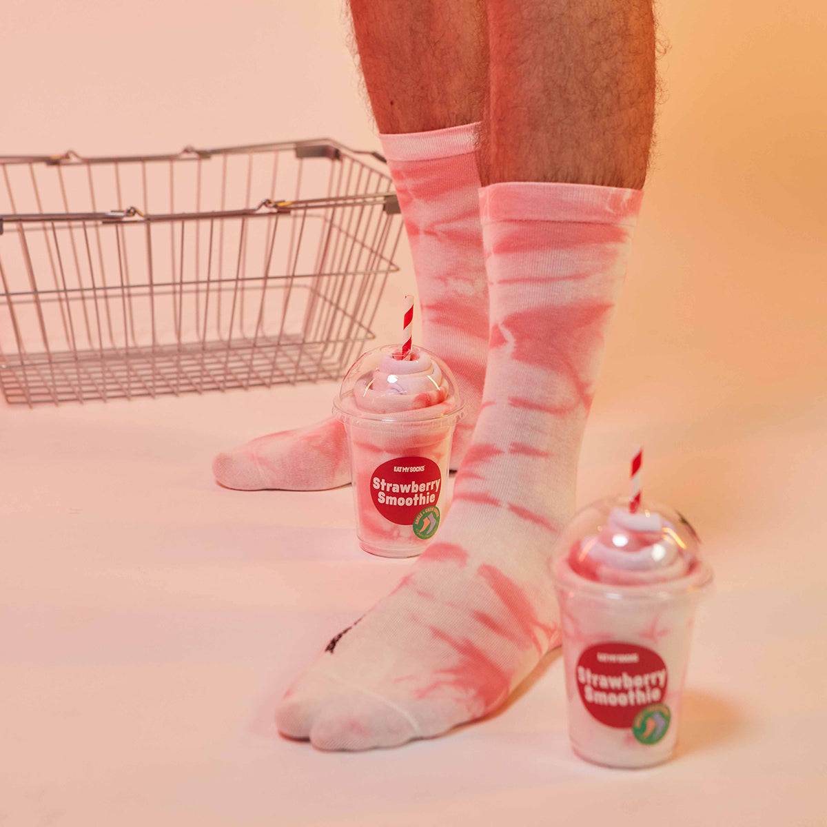 Socks Smoothie Strawberry (2 pairs)