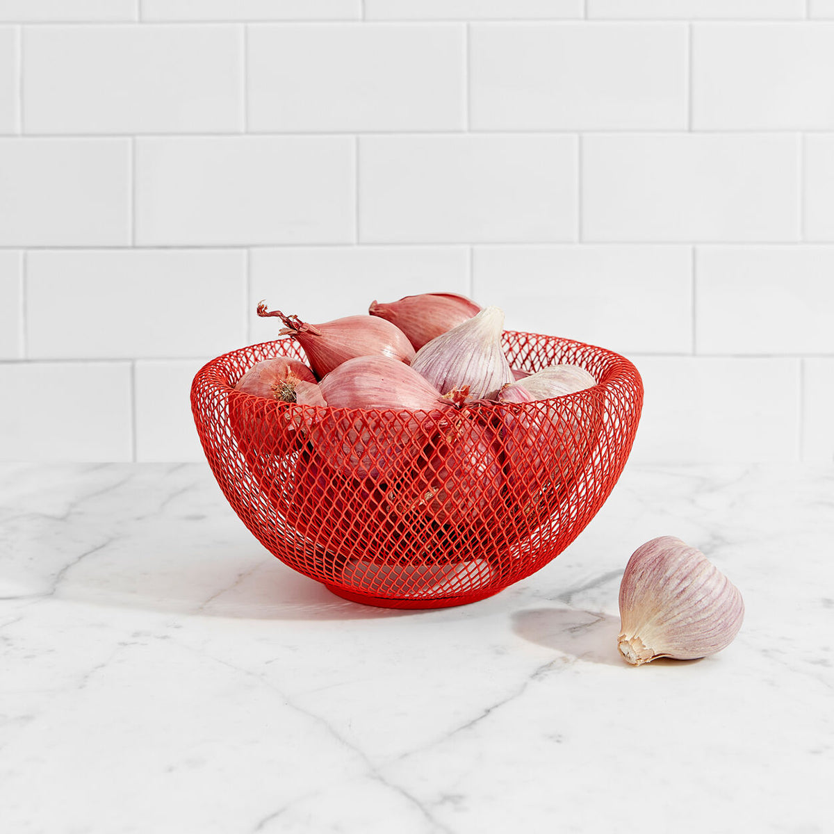 MoMA Wire Mesh Bowl Red